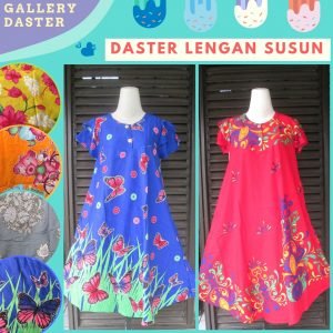 Grosir Daster Batik Katun Murah Bandung Distributor Daster Lengan Susun Dewasa Murah di Bandung  