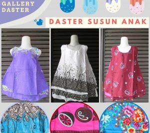 Grosir Daster Batik Katun Murah Bandung Supplier Daster Susun Anak Perempuan Murah di Bandung  
