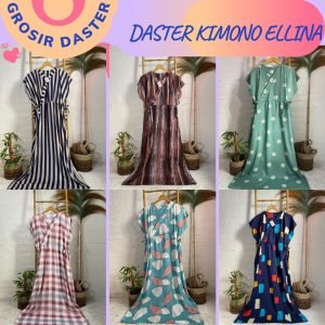 Grosir Daster Batik Katun Murah Bandung Daster Kimono Ellina  